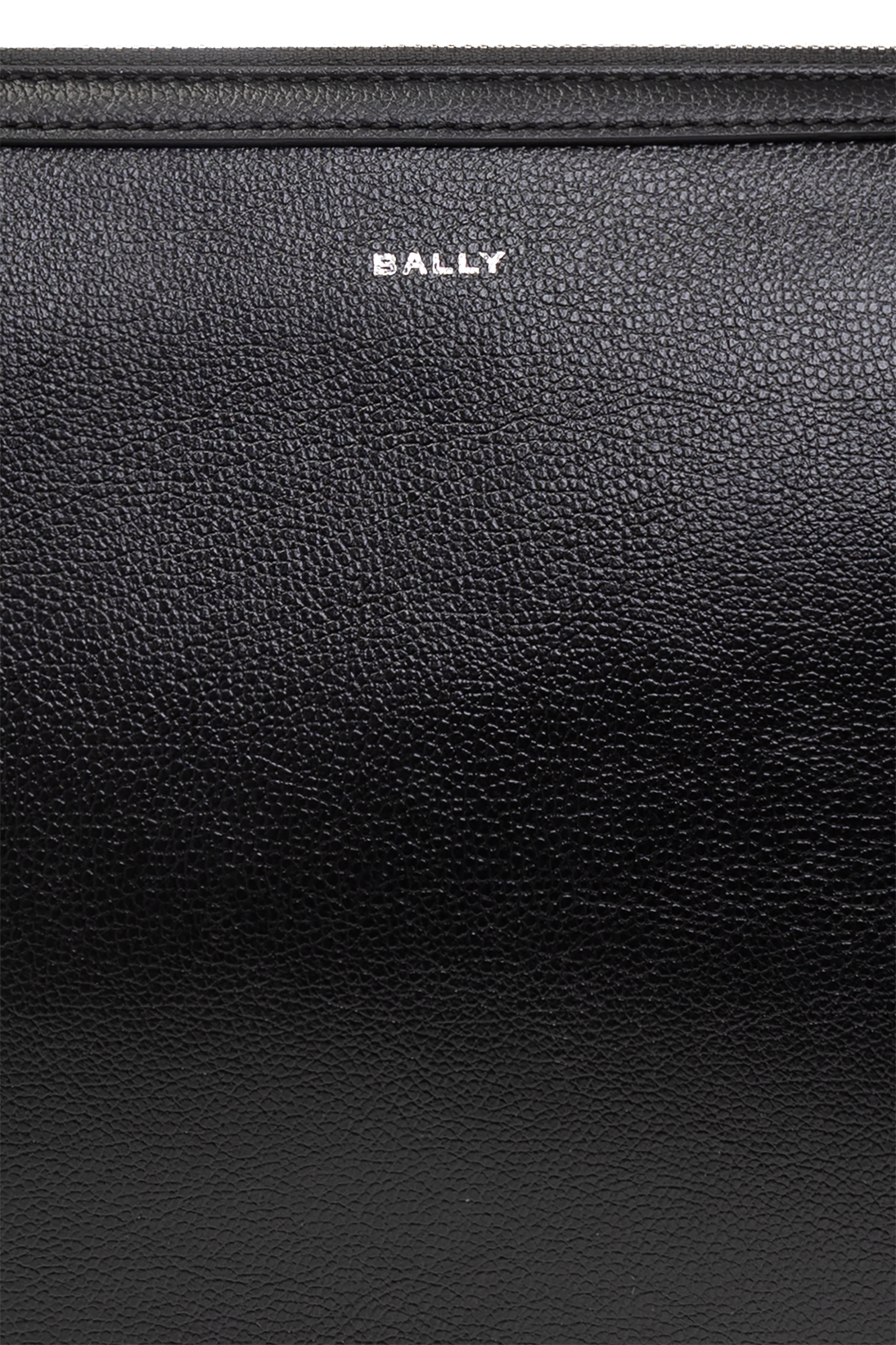 Bally black discount leather purse